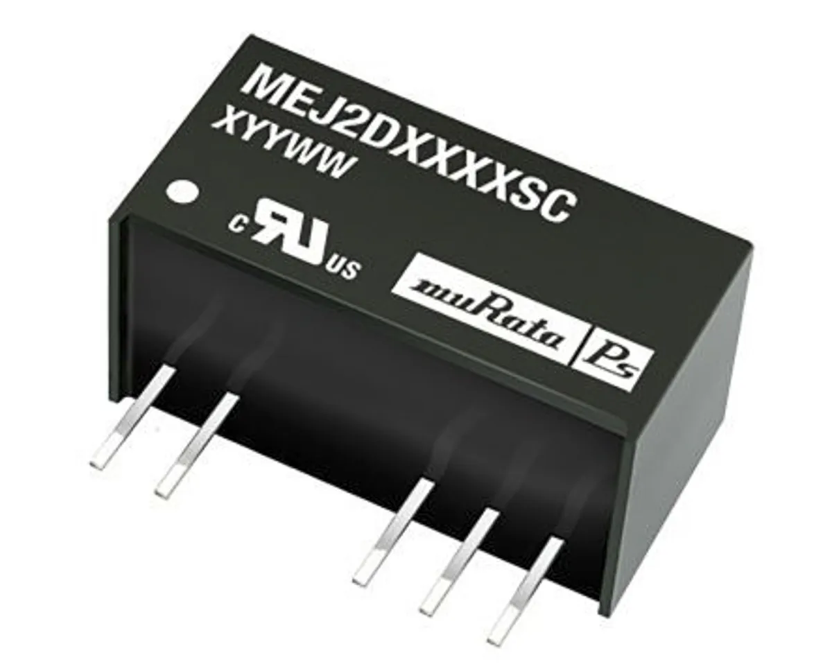Convertitore c.c.-c.c. 2W, Vin 4,5 → 5,5 V c.c., Vout ±9V cc, 5.2kV cc