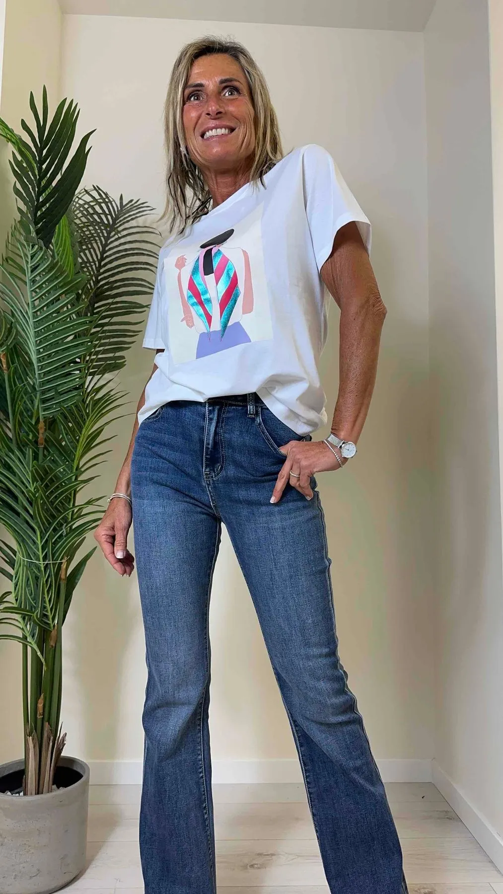 DAFNE - MA2024FOUP13 - T-SHIRT STAMPA FOULARD CAPELLI