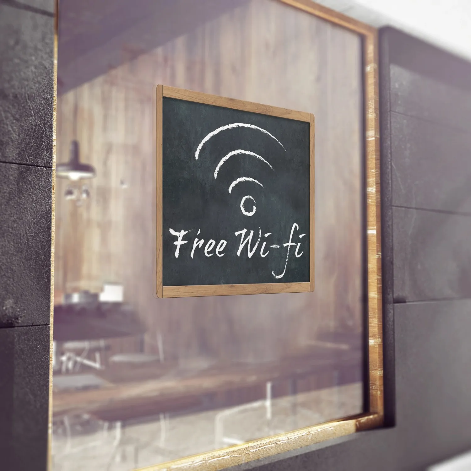 Decorazione adesiva Wall&Window Free Wi-Fi