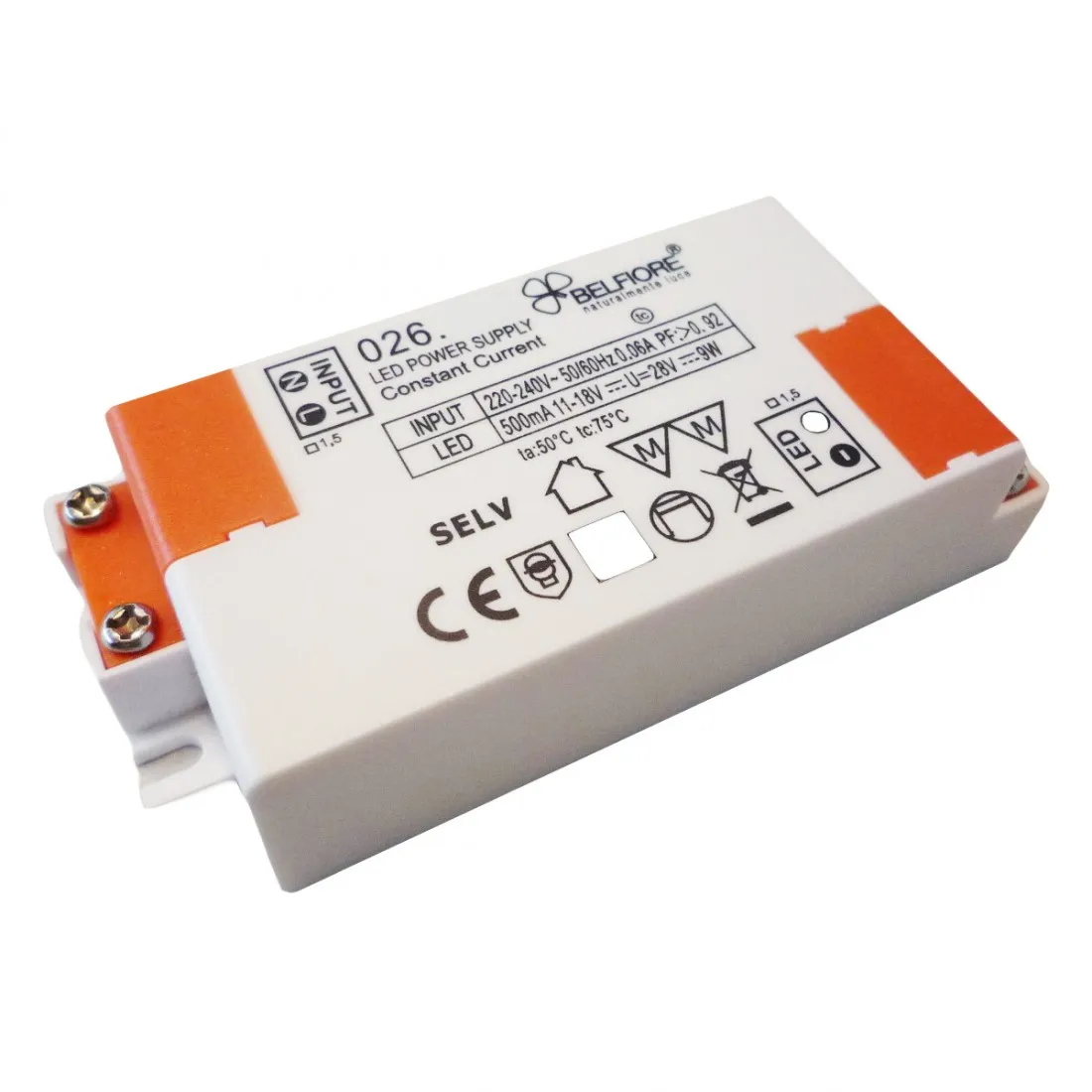 Driver Belfiore 9010 026.252 4193.3006 alimentatore 350mA 18.2W