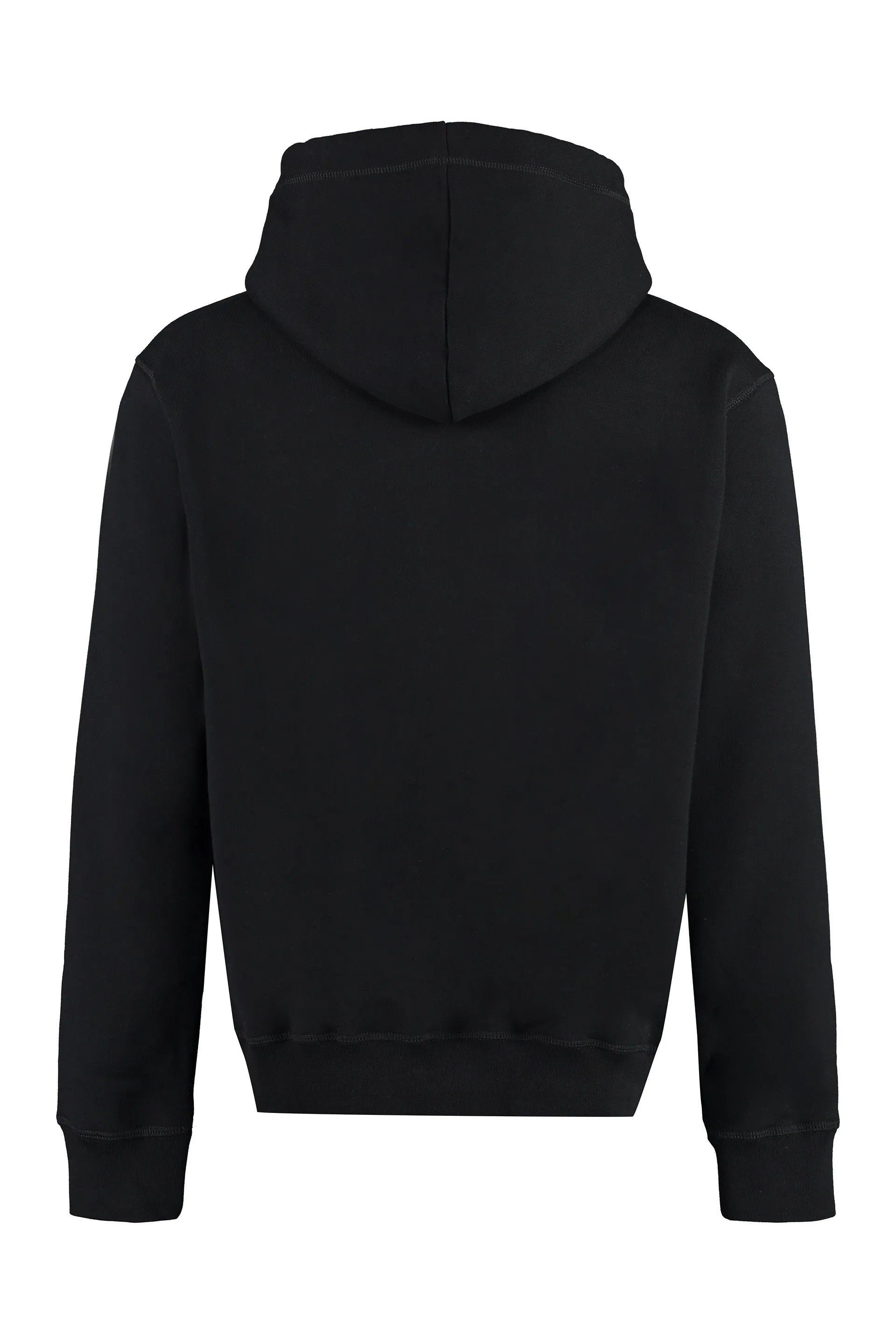 Dsquared2 Felpa in cotone con cappuccio
