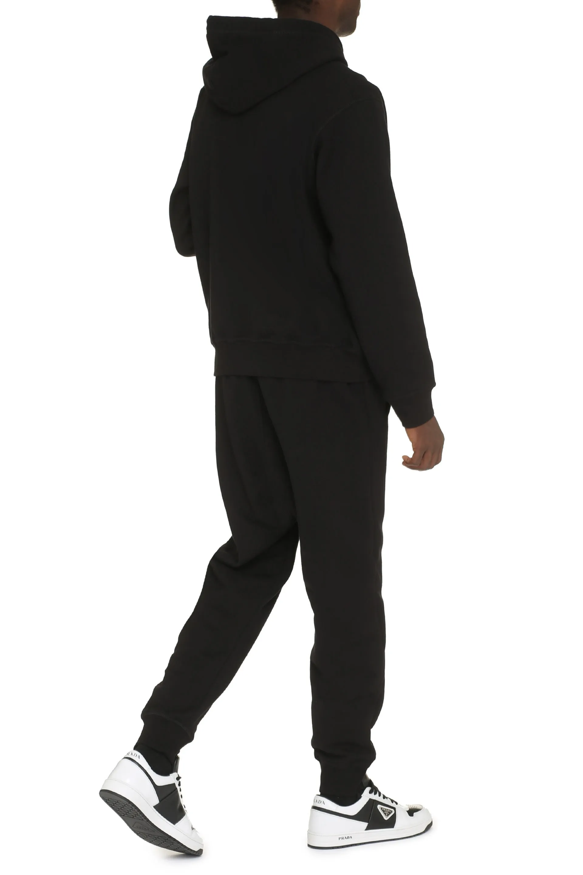Dsquared2 Felpa in cotone con cappuccio