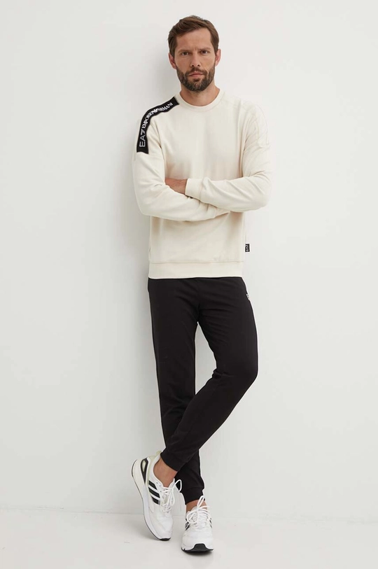 EA7 Emporio Armani felpa in cotone