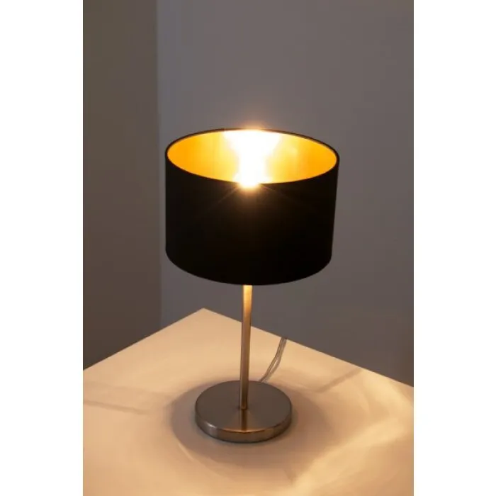 Eglo Maserlo Lampada da tavolo Nichel opaco, 1-Luce
