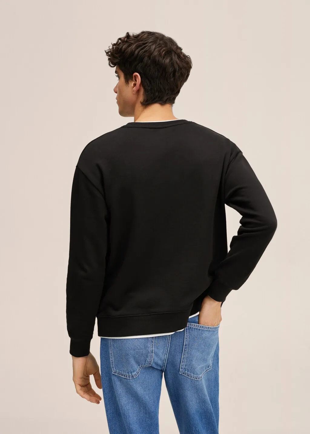 Felpa basic di cotone
