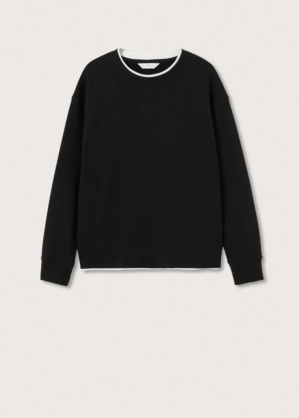 Felpa basic di cotone