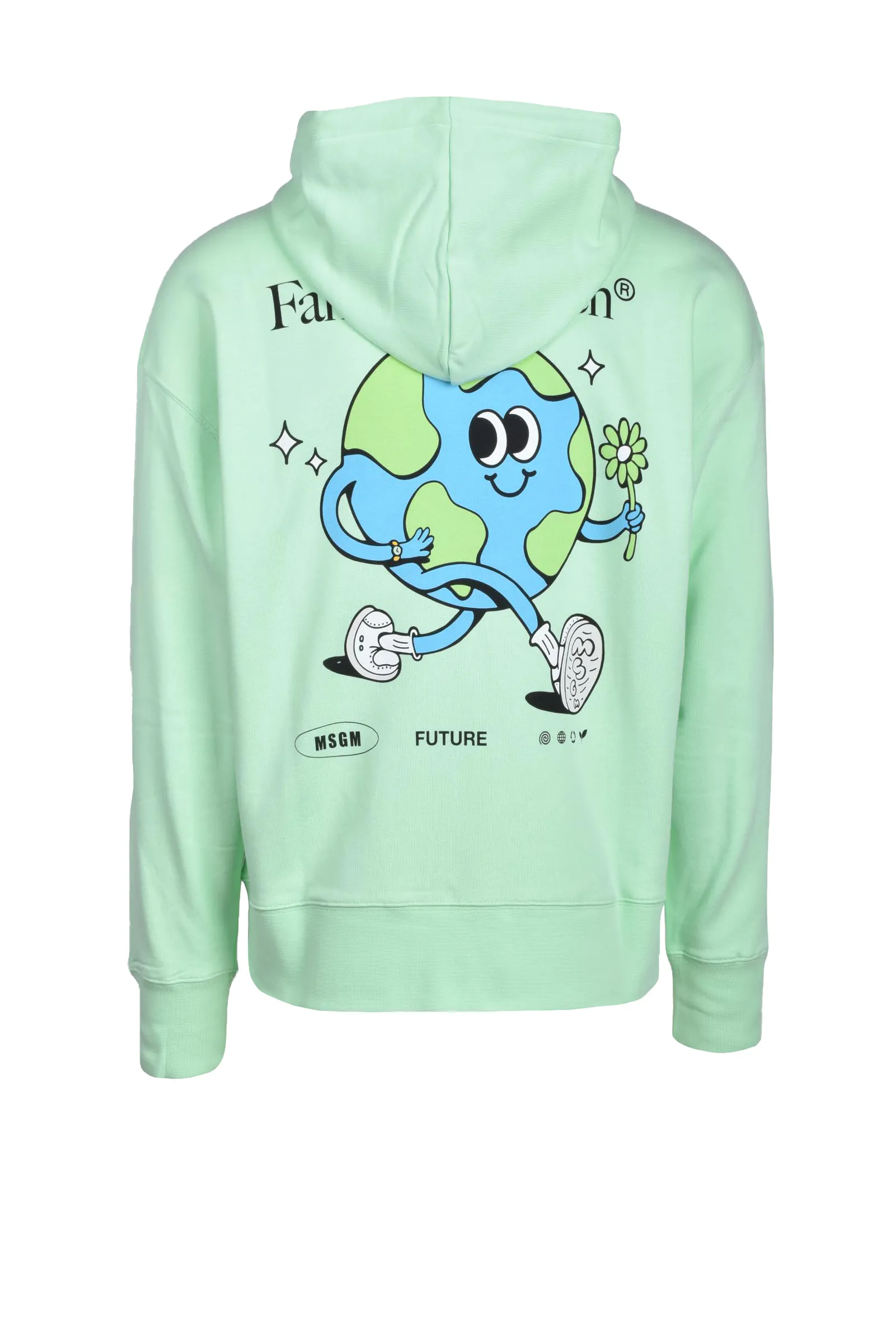 Felpa con cappuccio MSGM  Verde