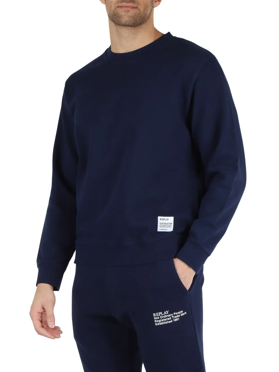 Felpa in cotone garzato ICON SELECTION