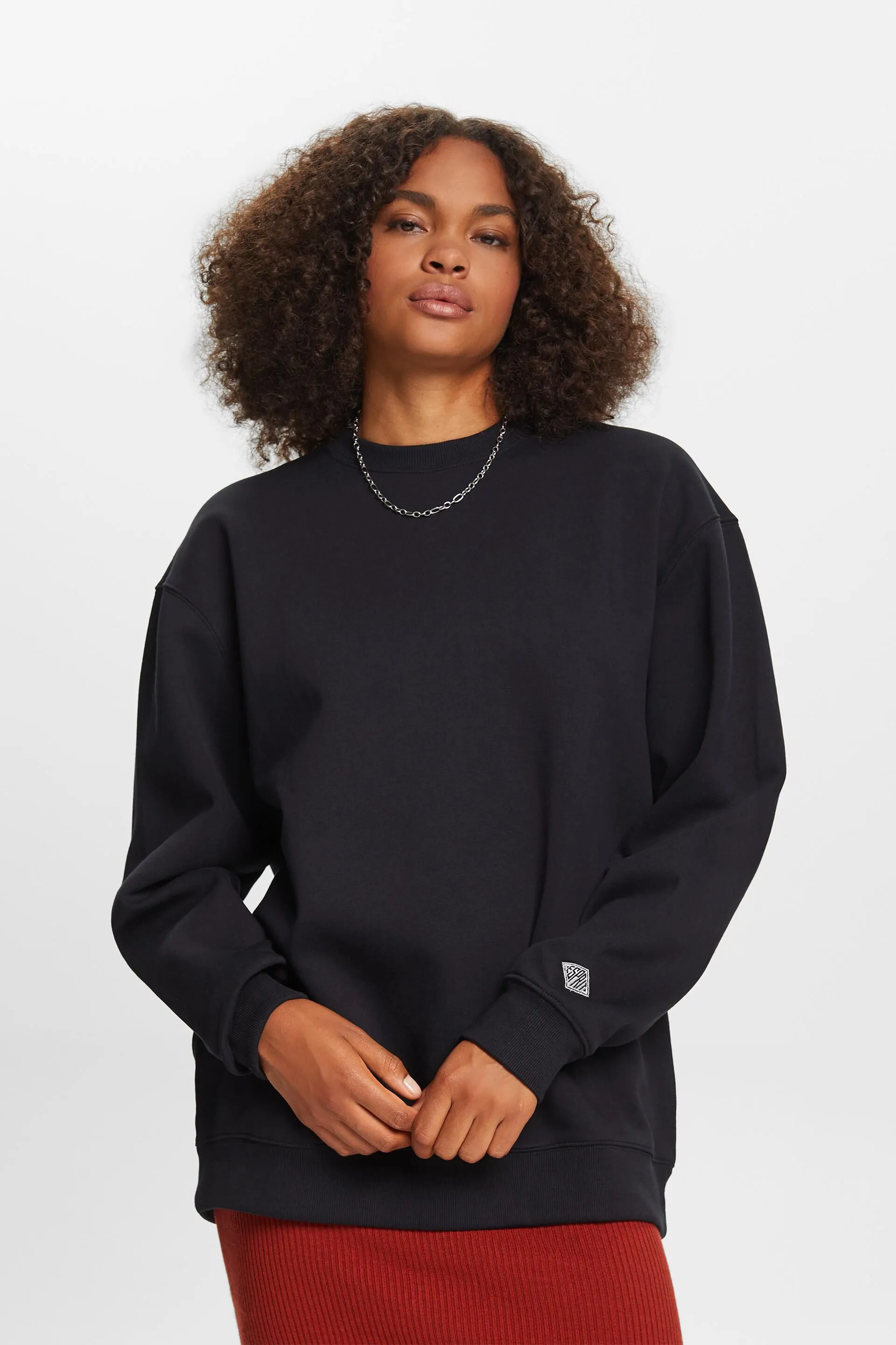 Felpa pullover in misto cotone