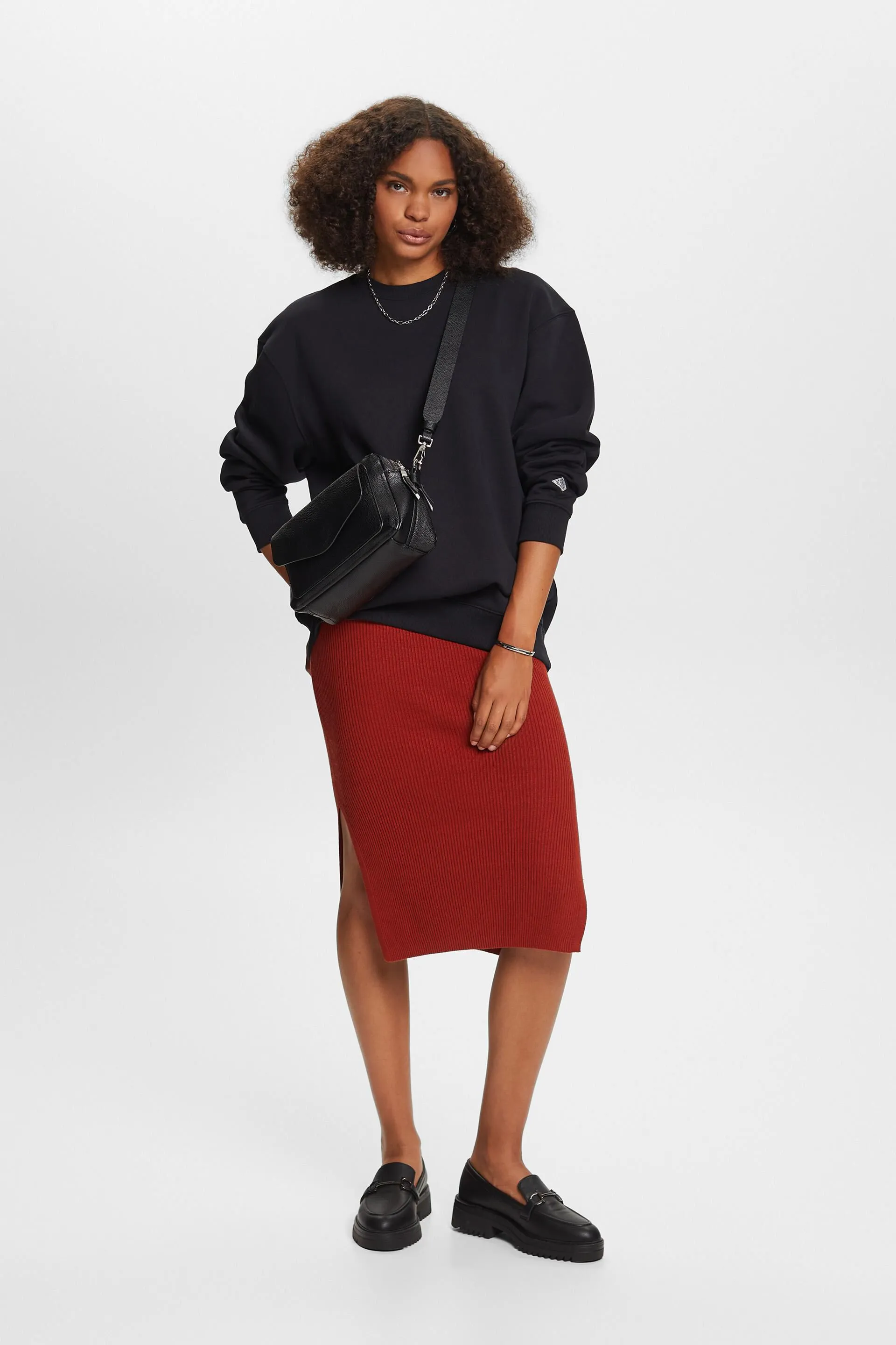 Felpa pullover in misto cotone