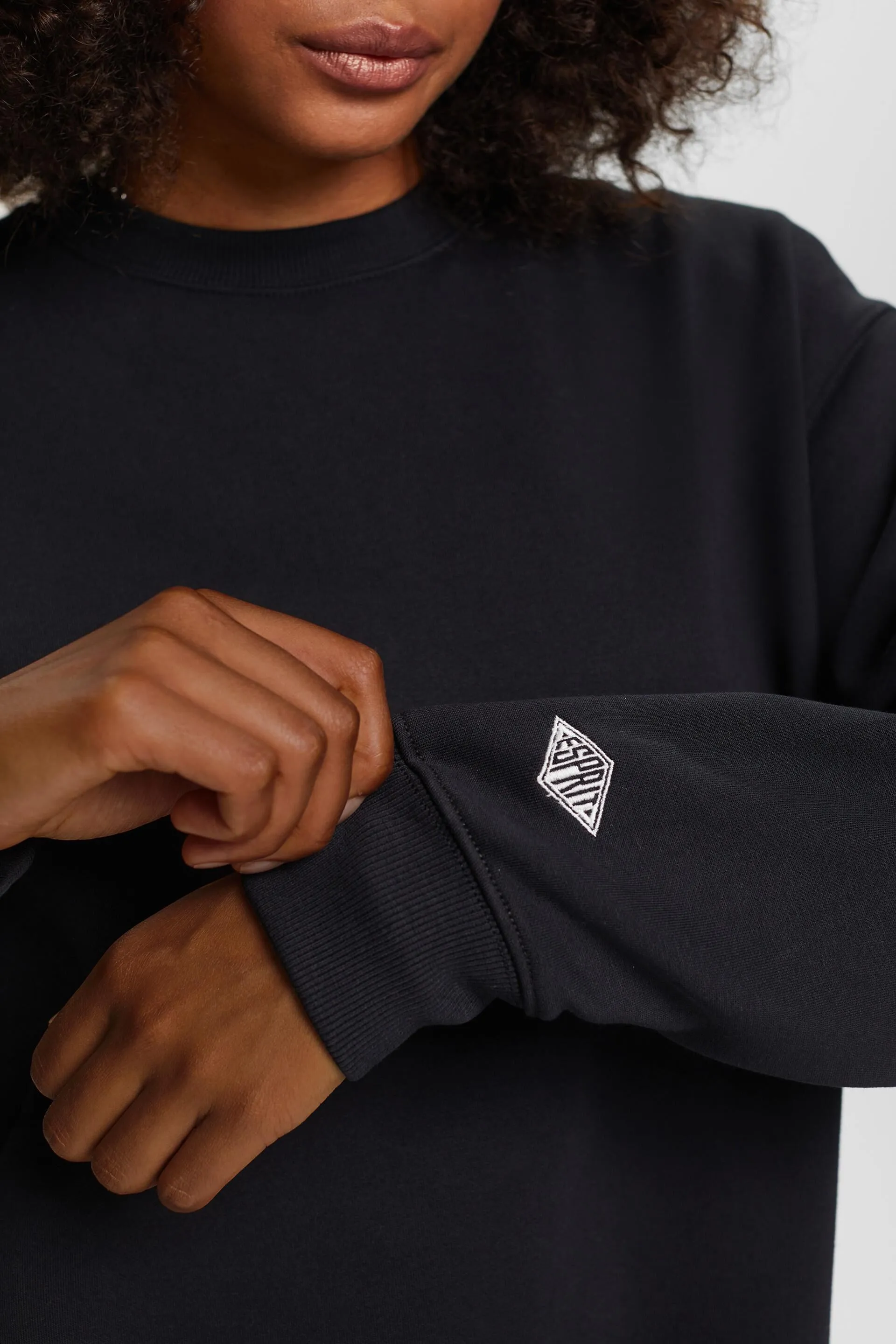 Felpa pullover in misto cotone