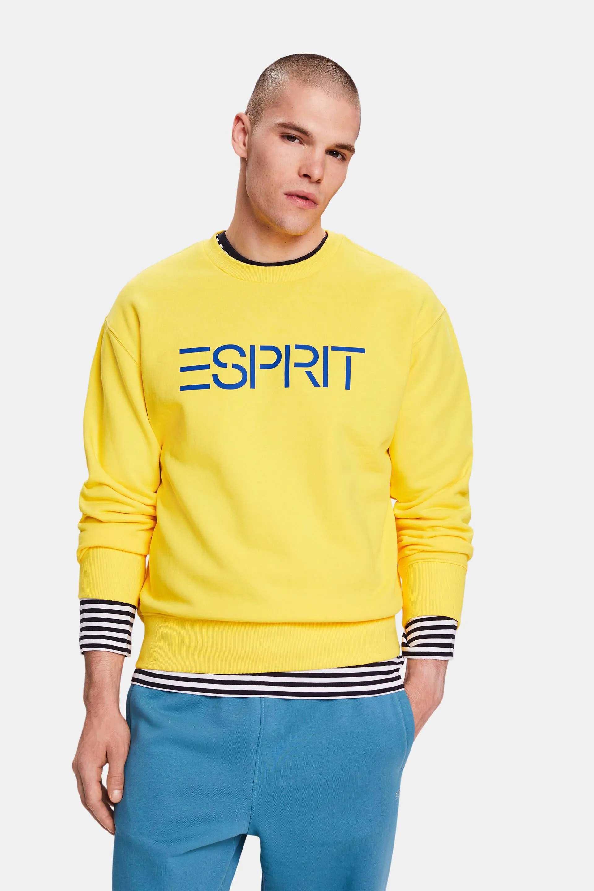 Felpa unisex con logo in pile di cotone