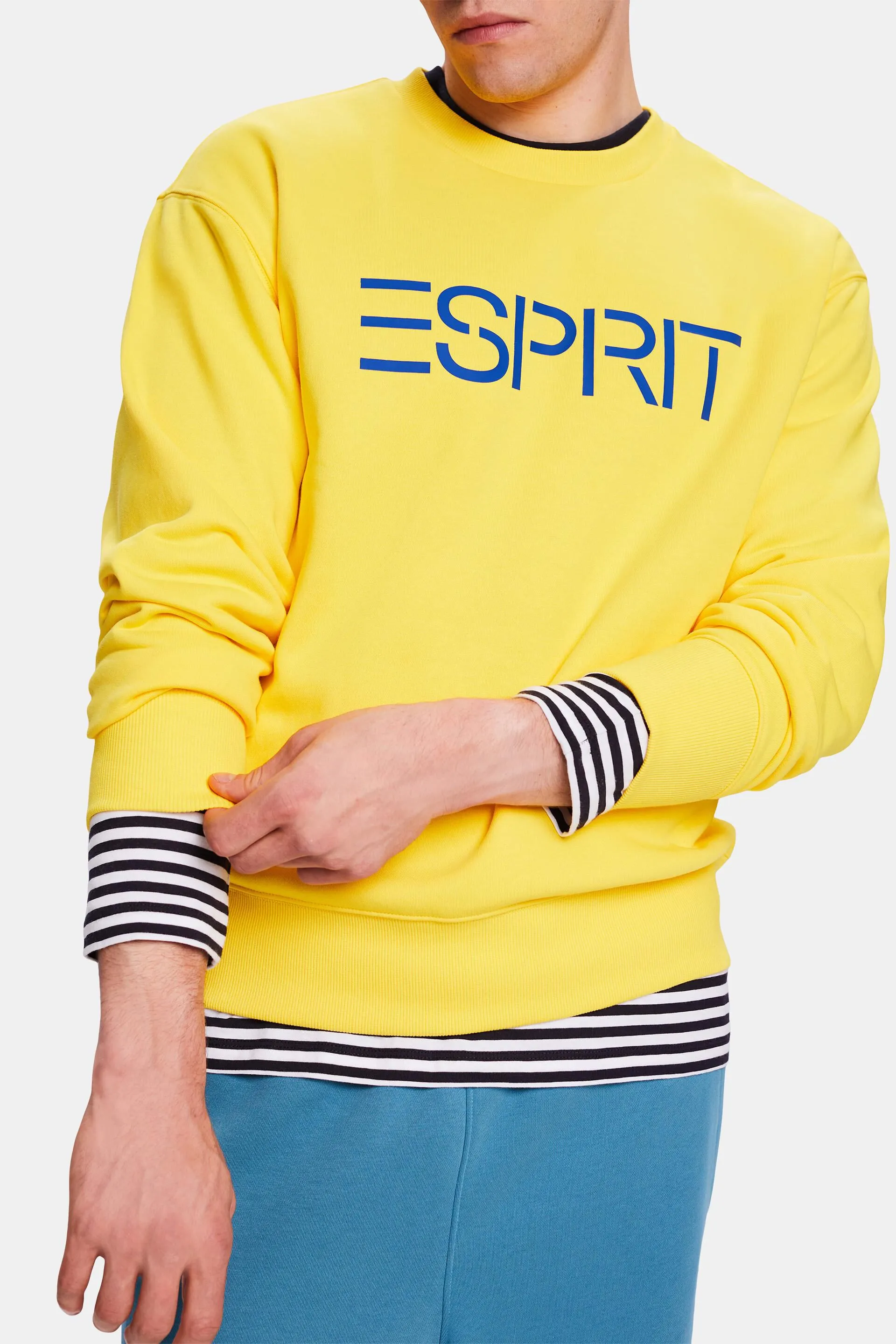 Felpa unisex con logo in pile di cotone