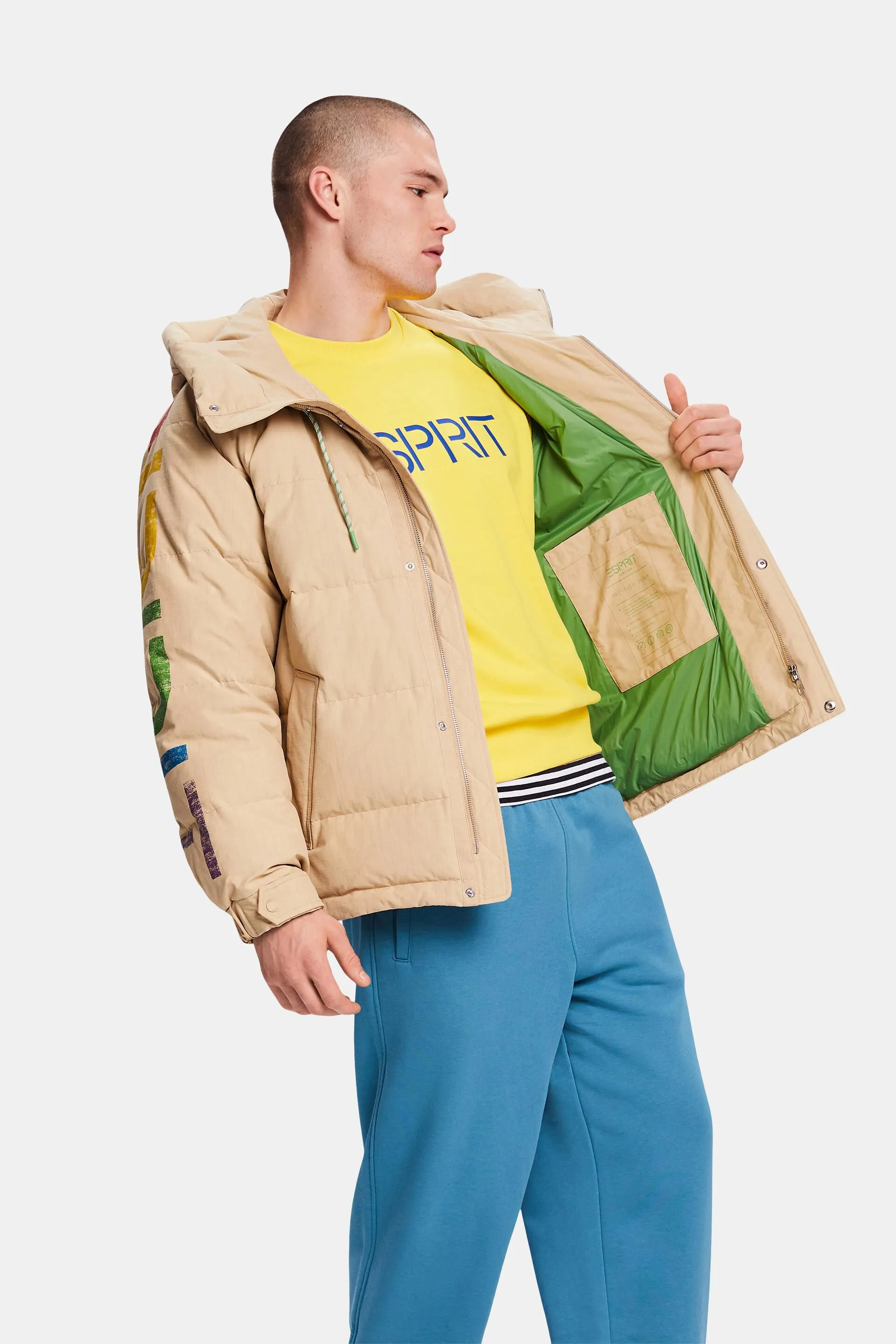 Felpa unisex con logo in pile di cotone