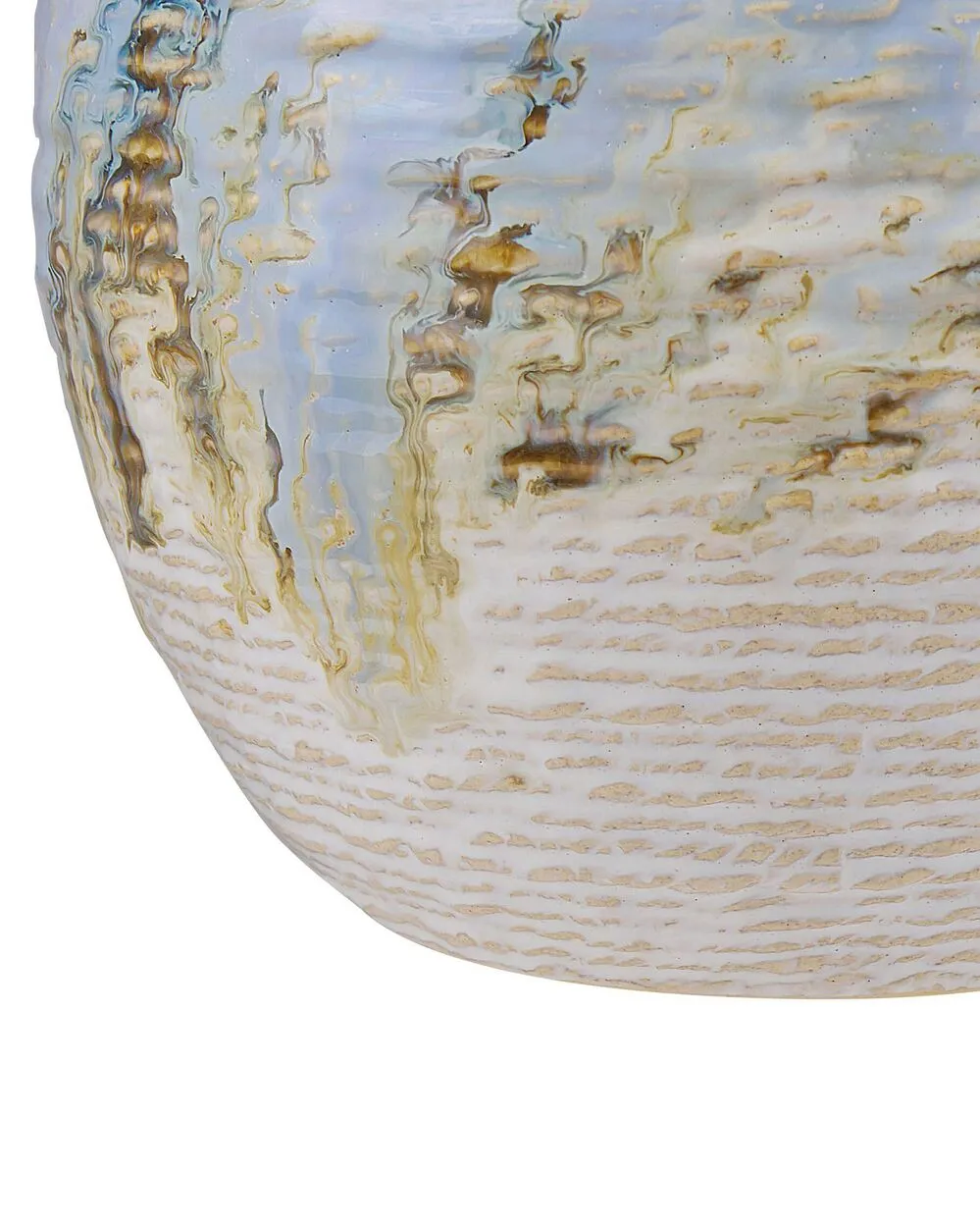 Flower Vase BERGE Stoneware 19 cm Multicolour