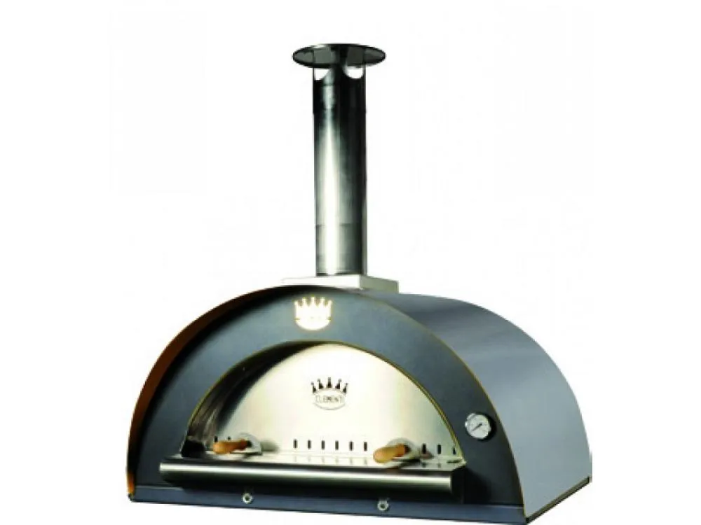 Forno a cottura diretta family tetto inox 100x80 Clementi forni