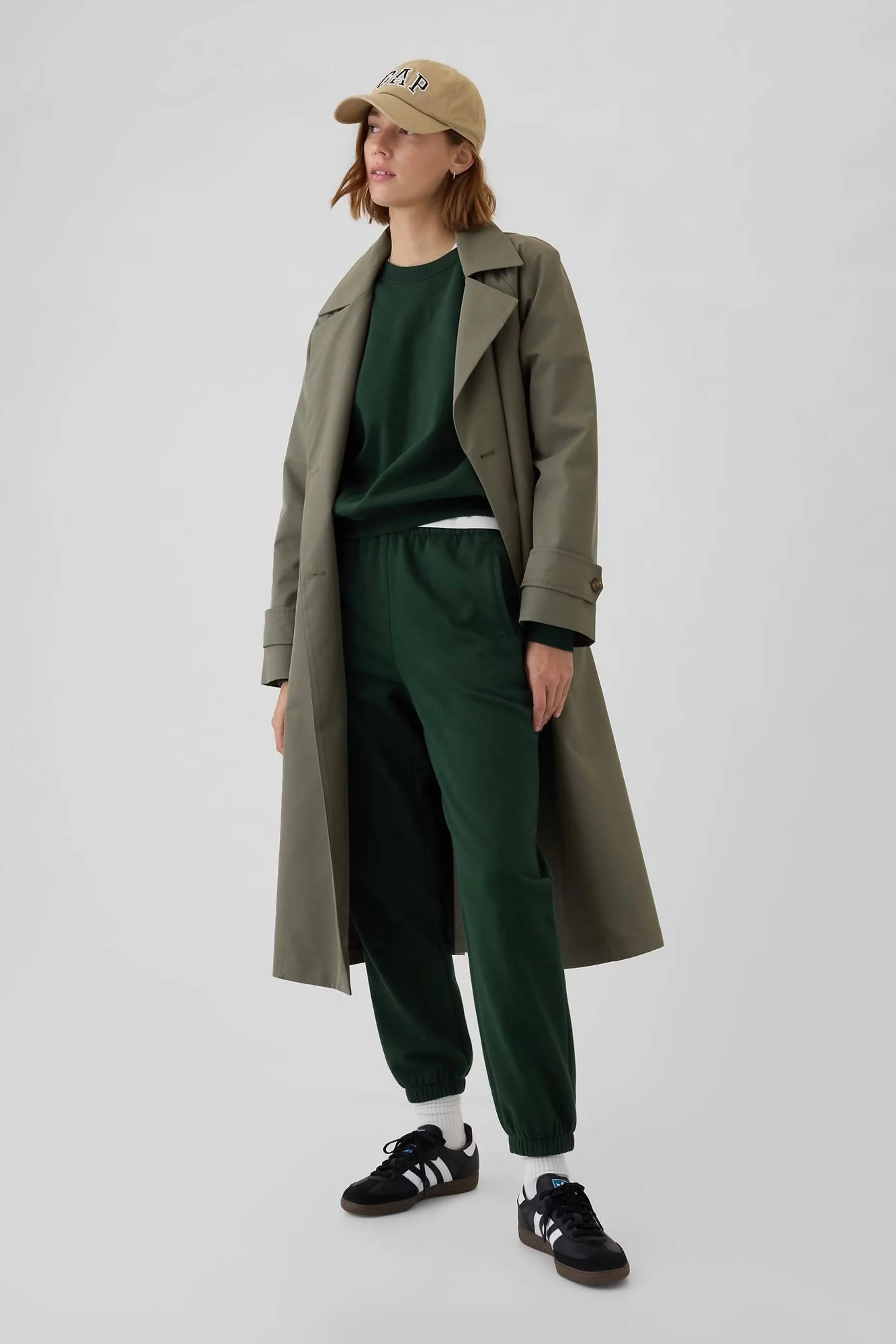 Gap High Waisted Cuffed Joggers    