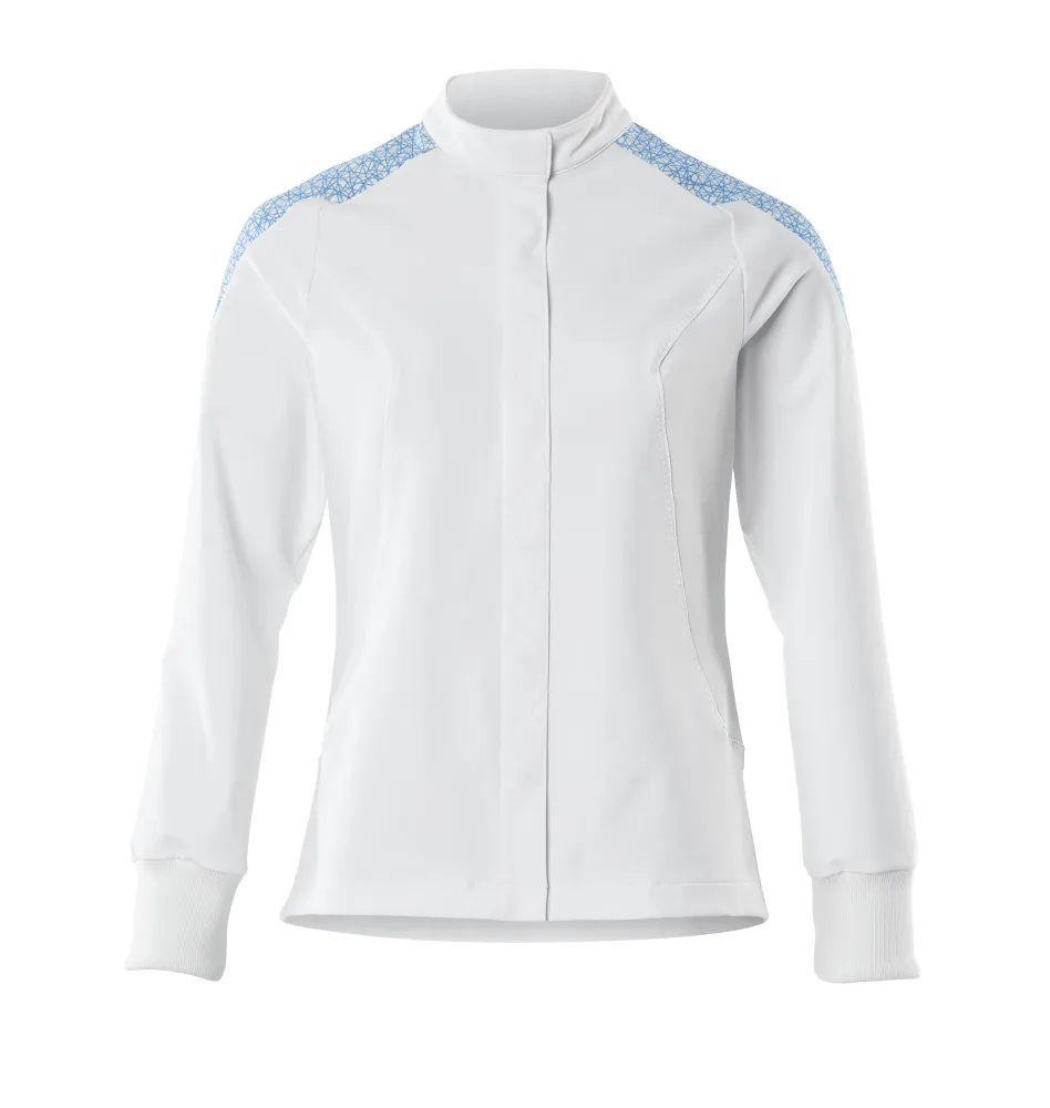 Giacca bianco XXL per Donna Leggero, Asciugatura rapida 20064-511