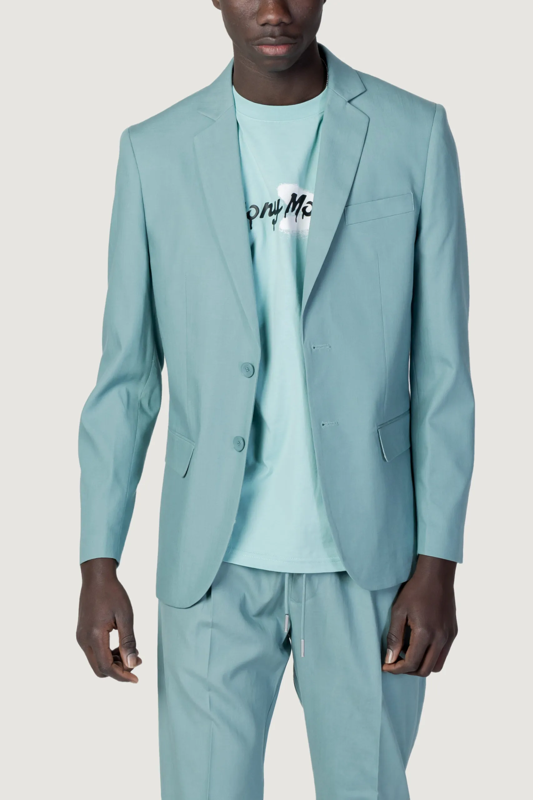 Giacca da completo Antony Morato cora regular fit in tes Verde