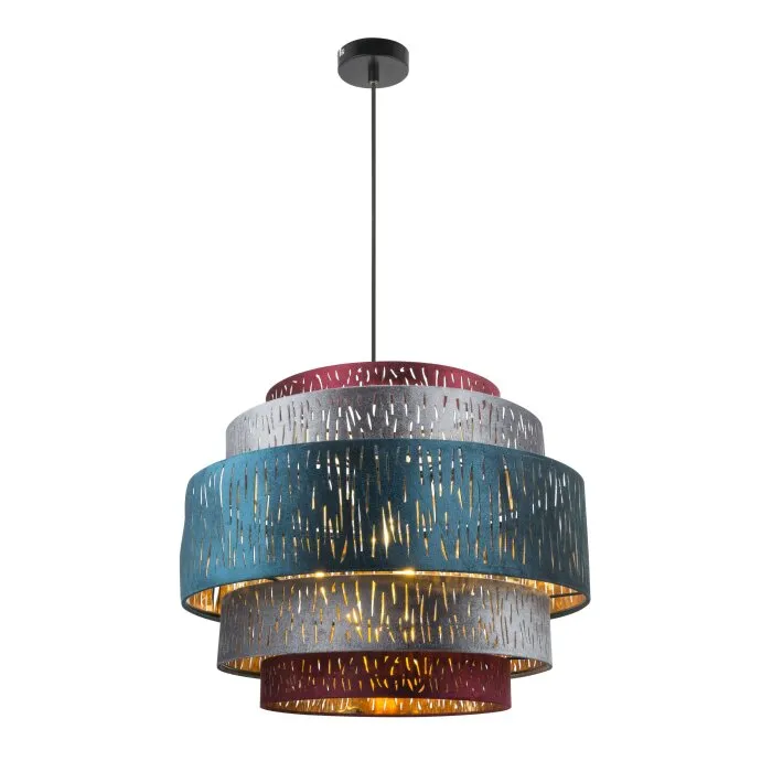 Globo TICON Lampadario a sospensione Nero, 1-Luce