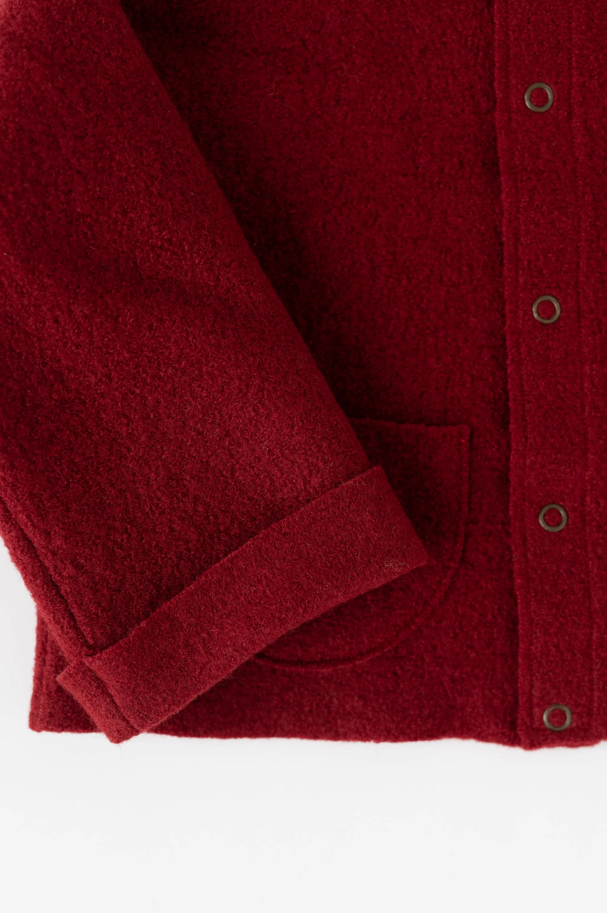 GNOMO  cardigan in lana cotta