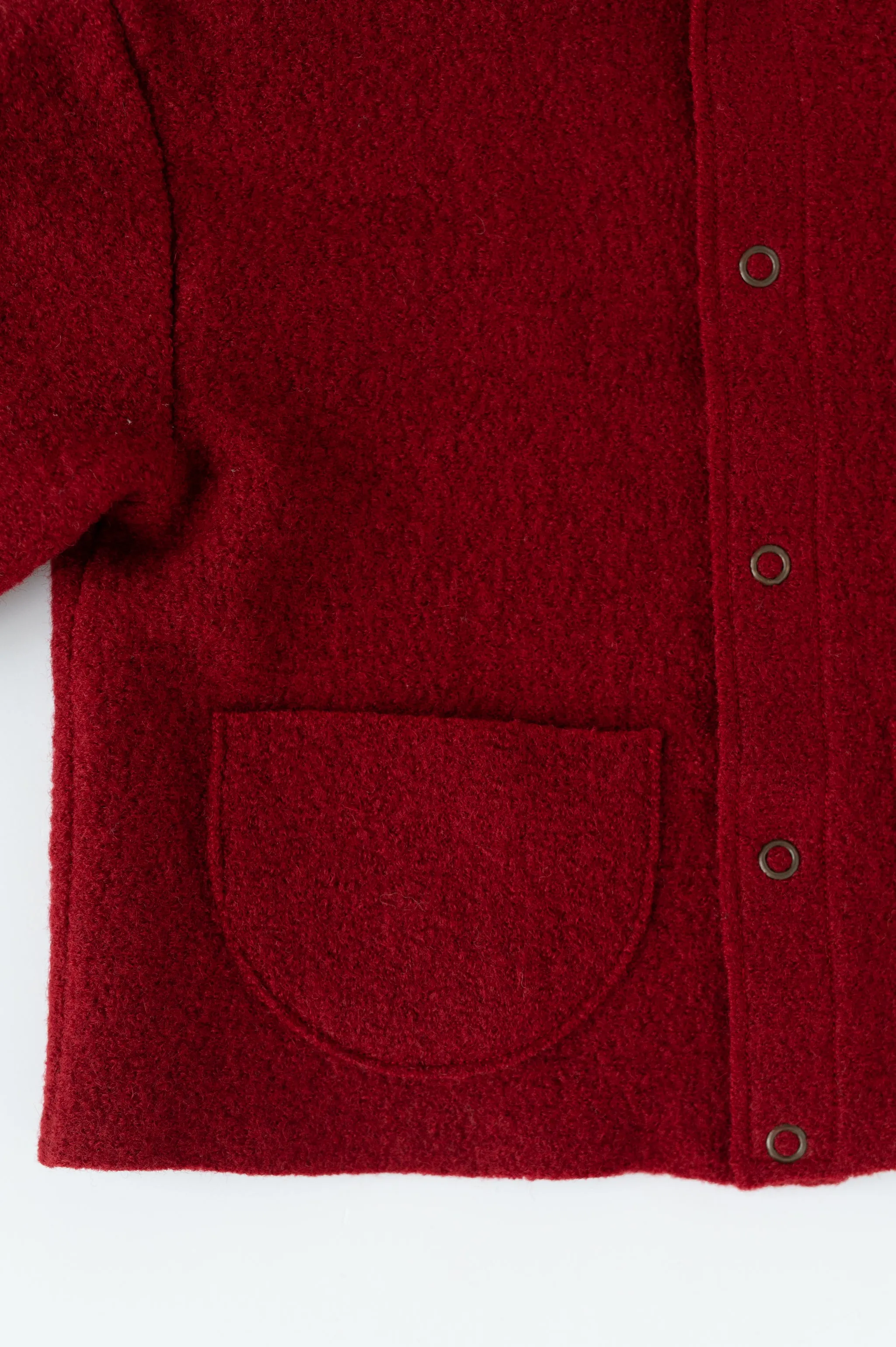 GNOMO  cardigan in lana cotta