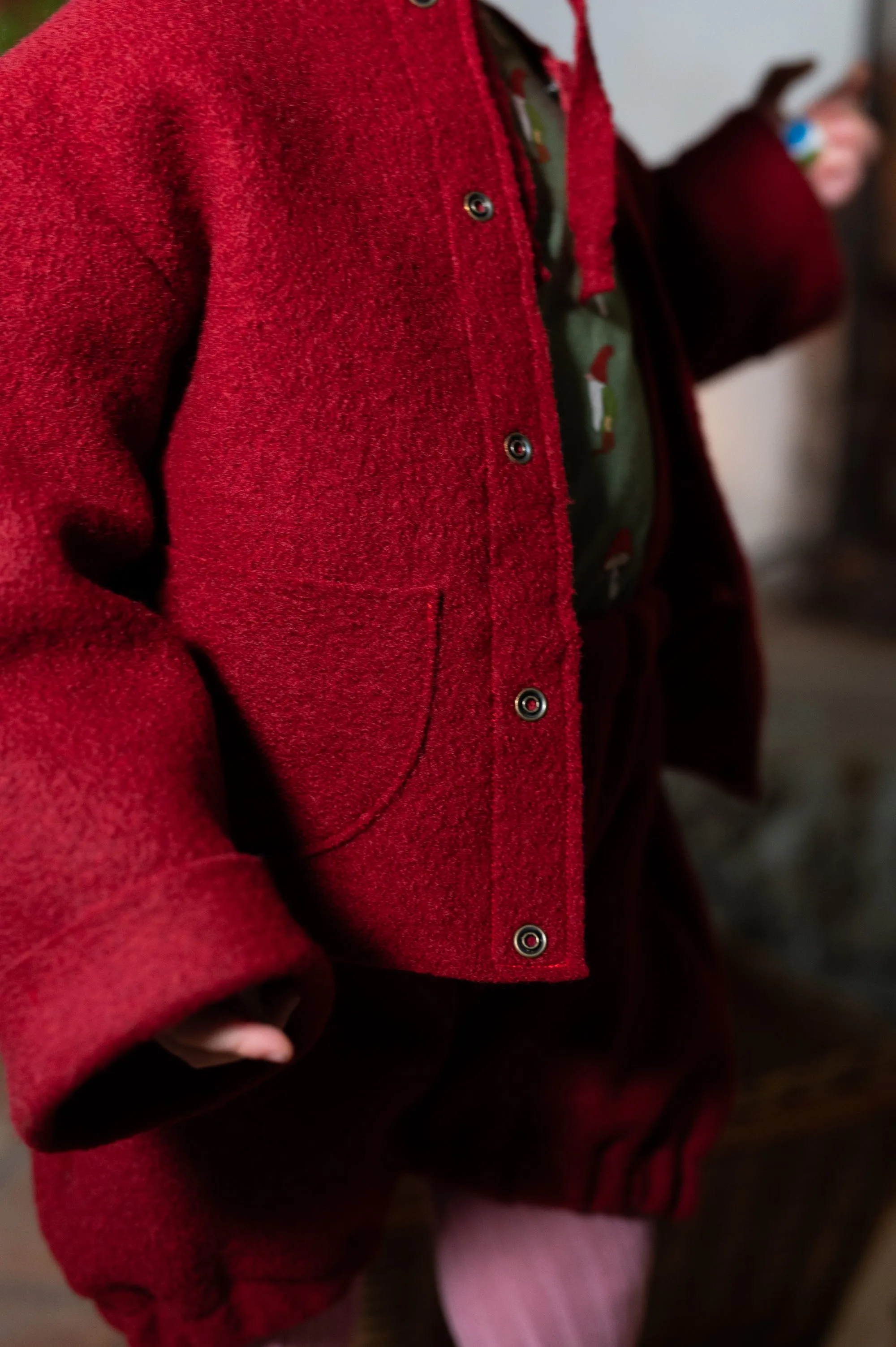 GNOMO  cardigan in lana cotta