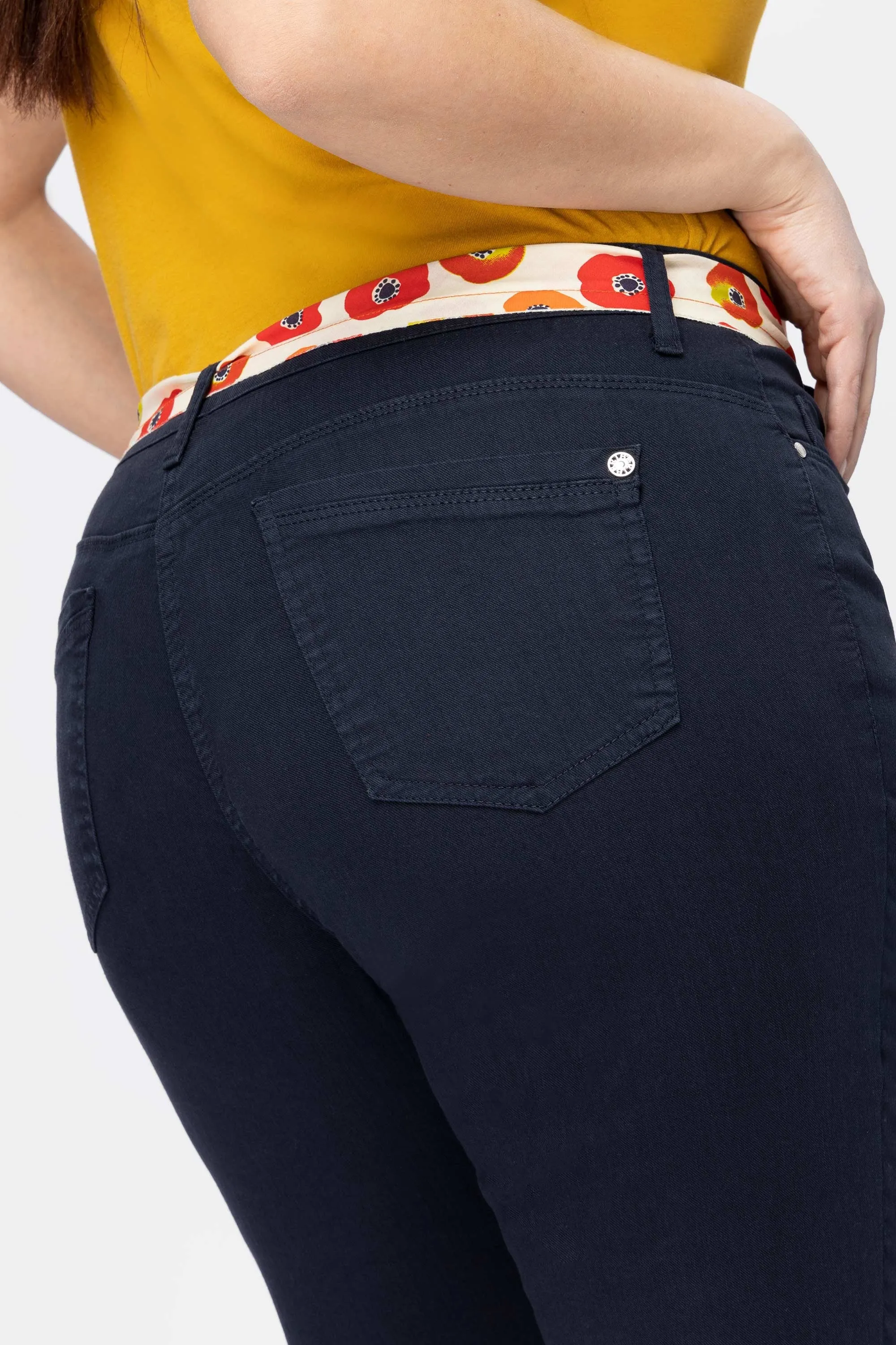 Hippie Sg3 Jeans cotone super stretch con orlo sfrangiato