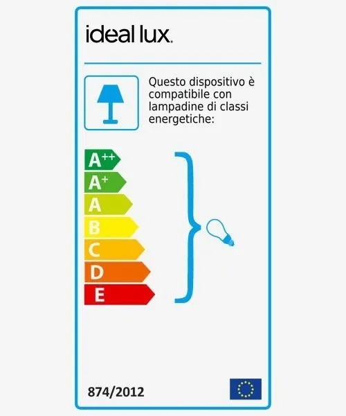 IDEAL-LUX Mapa Bianco SP1 D30 Lampadario Moderno
