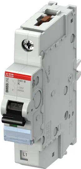 Interruttore magnetotermico ABB, 1P 25A, Tipo K