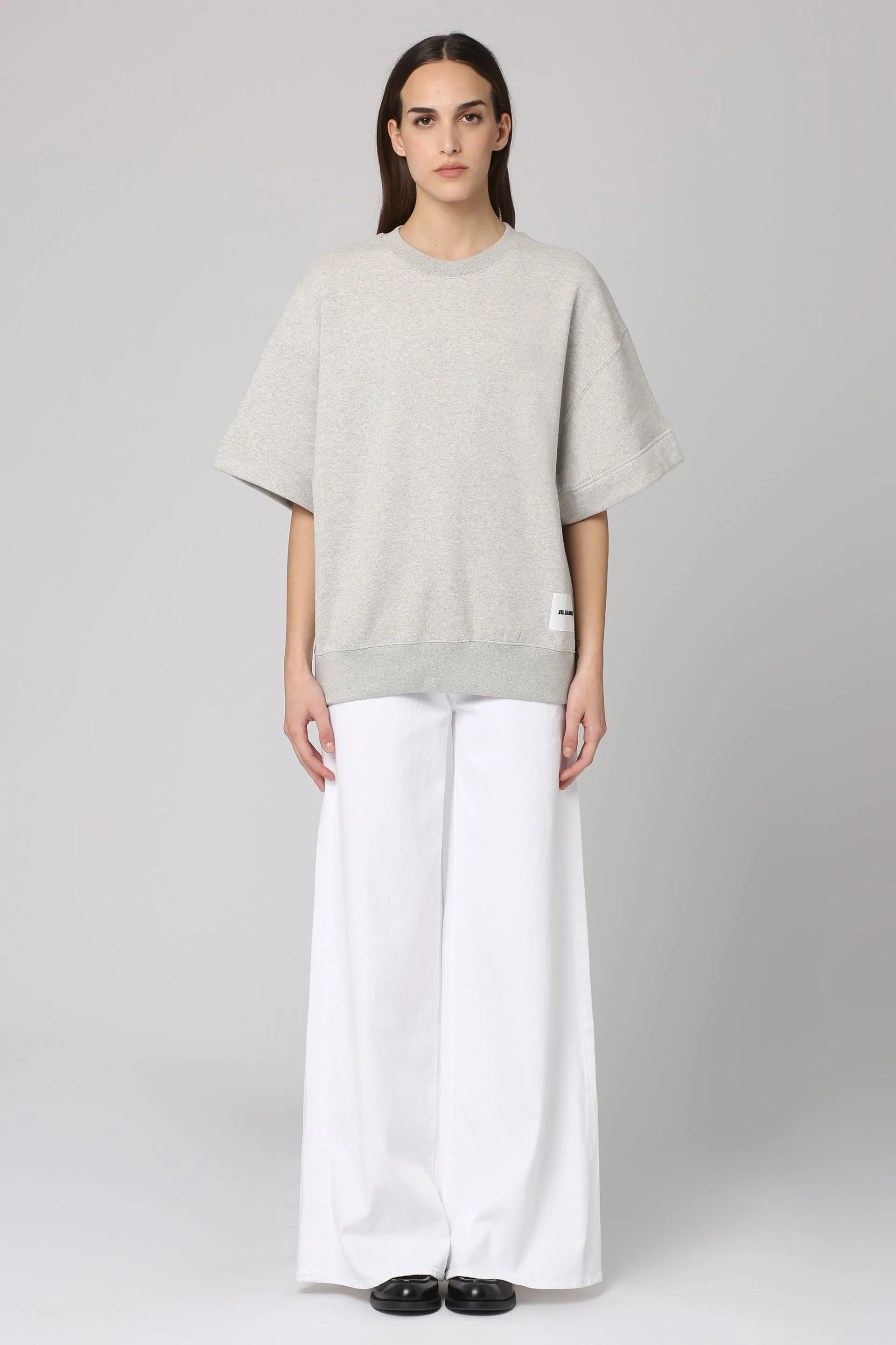 Jil Sander Felpa girocollo in cotone