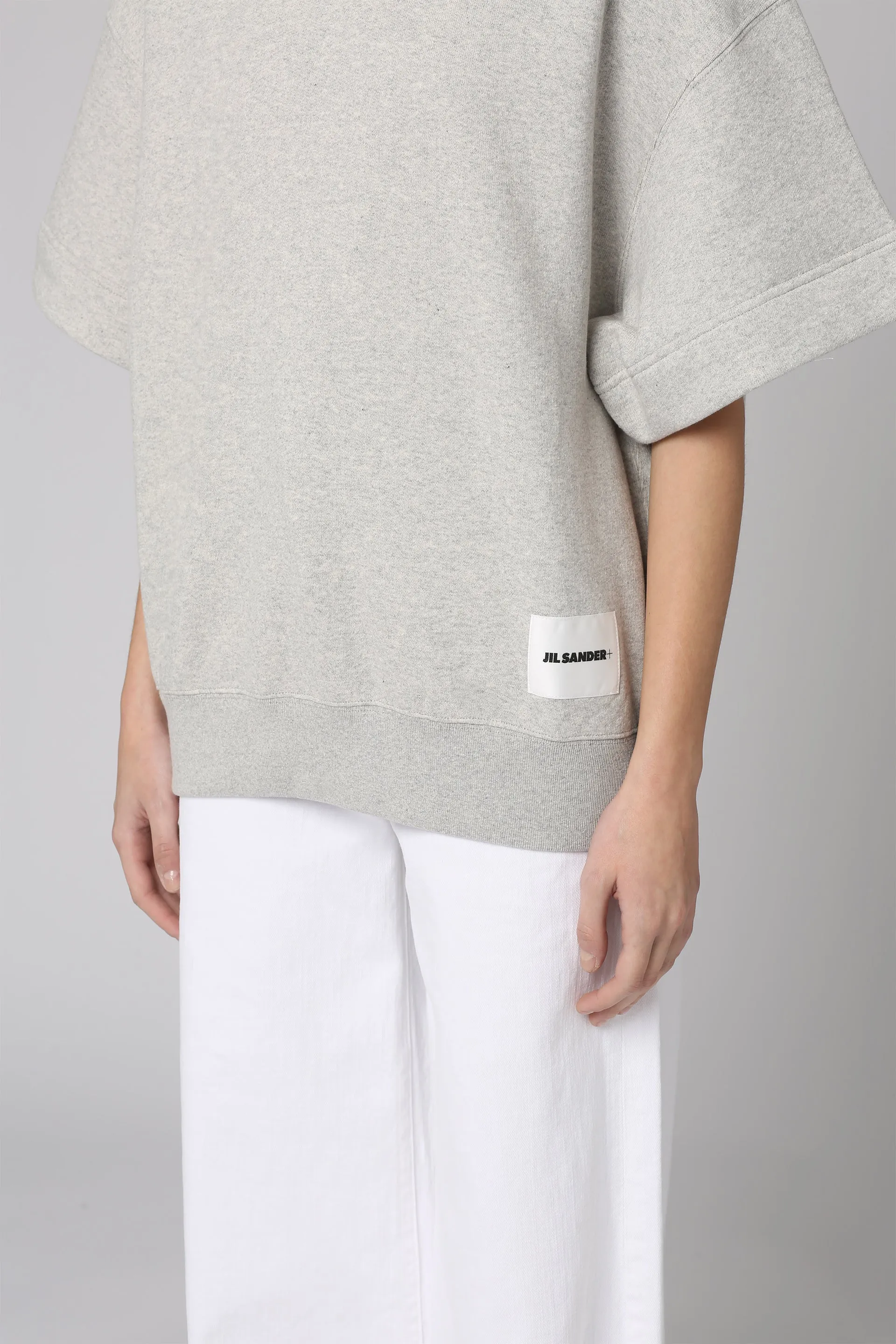 Jil Sander Felpa girocollo in cotone