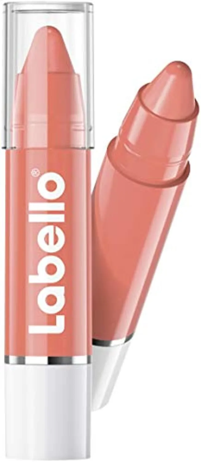 Labello Crayon Balsamo Labbra Colorato Nude, 1 Lipstick, Matitone Labbra Colora e Idrata, Senza Oli Minerali e Parabeni