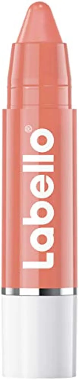 Labello Crayon Balsamo Labbra Colorato Nude, 1 Lipstick, Matitone Labbra Colora e Idrata, Senza Oli Minerali e Parabeni