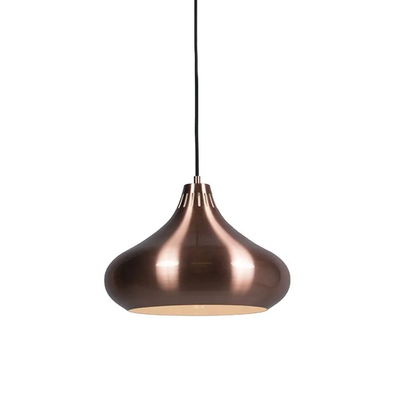 Lampada a sospensione Art Déco in rame - Odissea