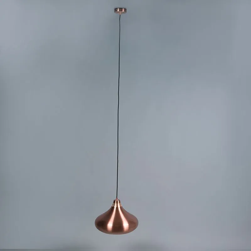 Lampada a sospensione Art Déco in rame - Odissea