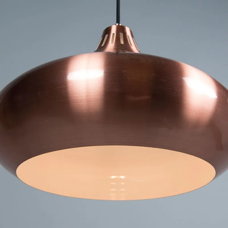 Lampada a sospensione Art Déco in rame - Odissea