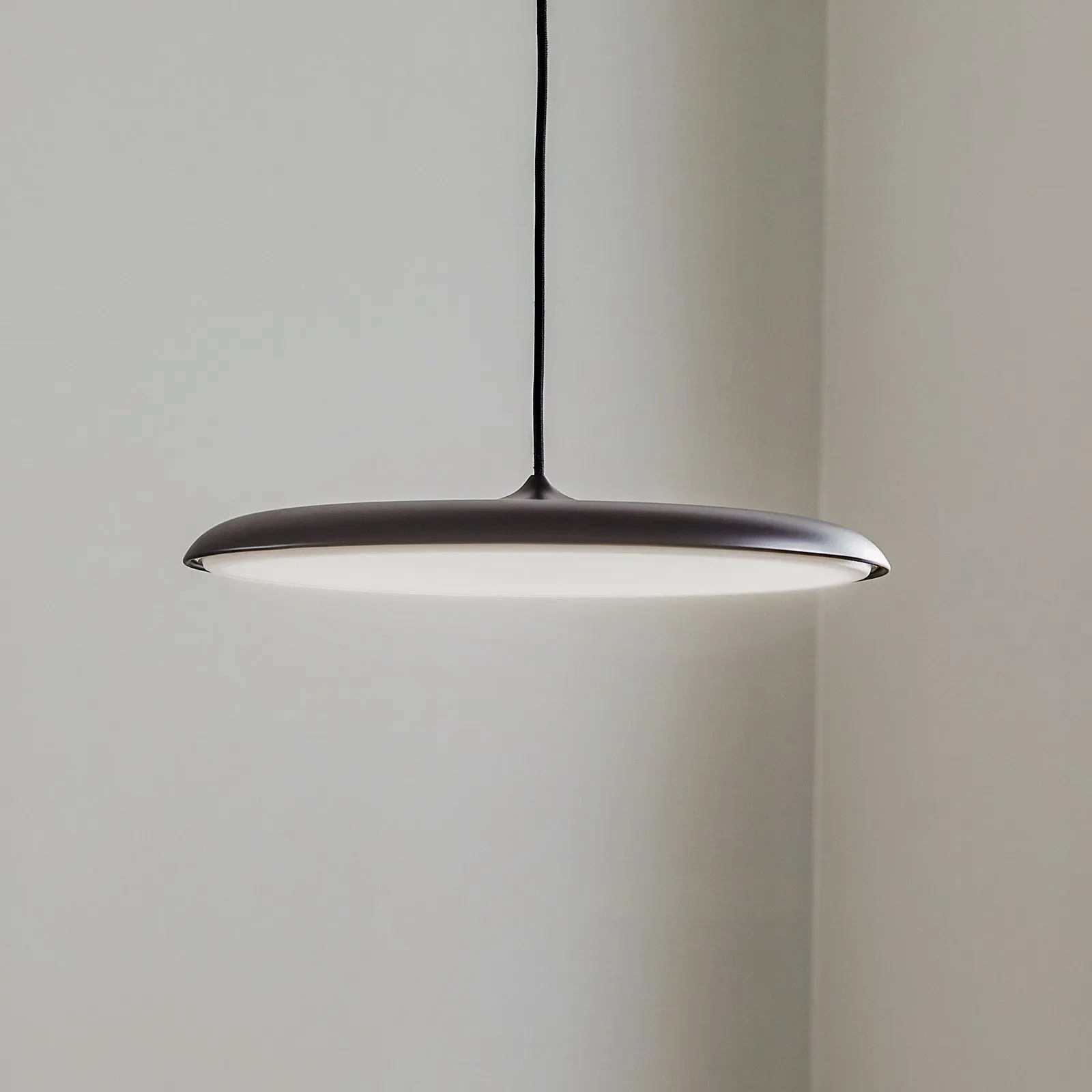 Lampada a sospensione Artist LED, Ø 40 cm, nero
