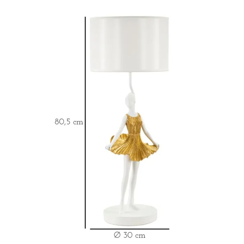 Lampada Da Tavolo Ballerina Cm Ø 32X90,5