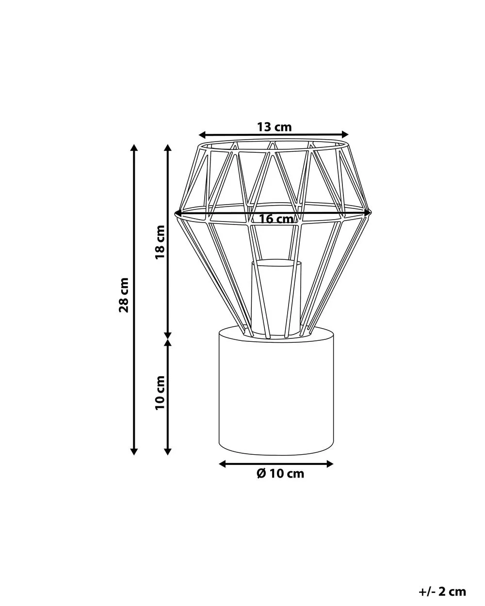 Lampada da tavolo MOONI Metallo Ottone