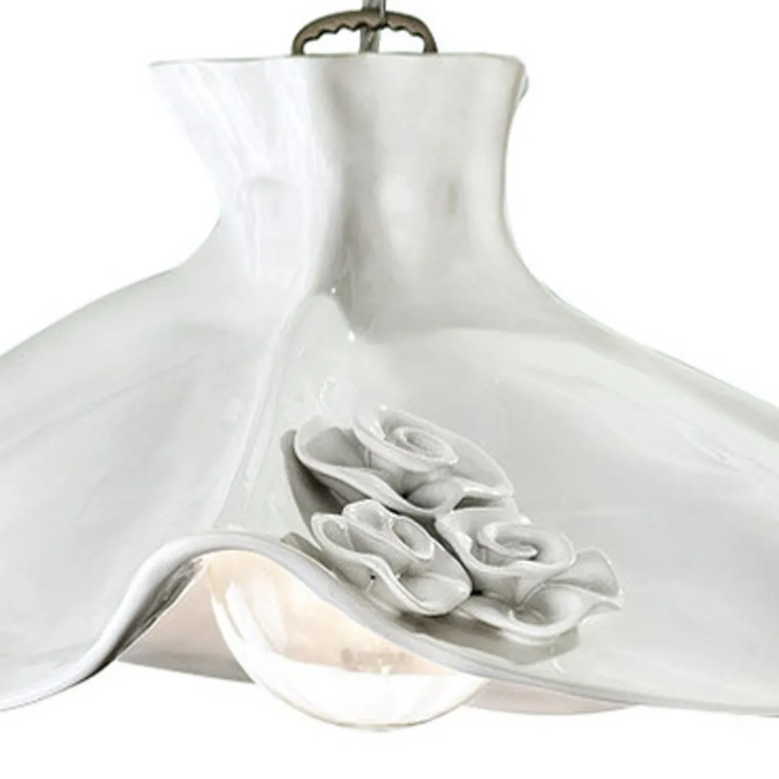 Lampadario classico Ferroluce LECCO C1281 E27 LED ceramica sospensione