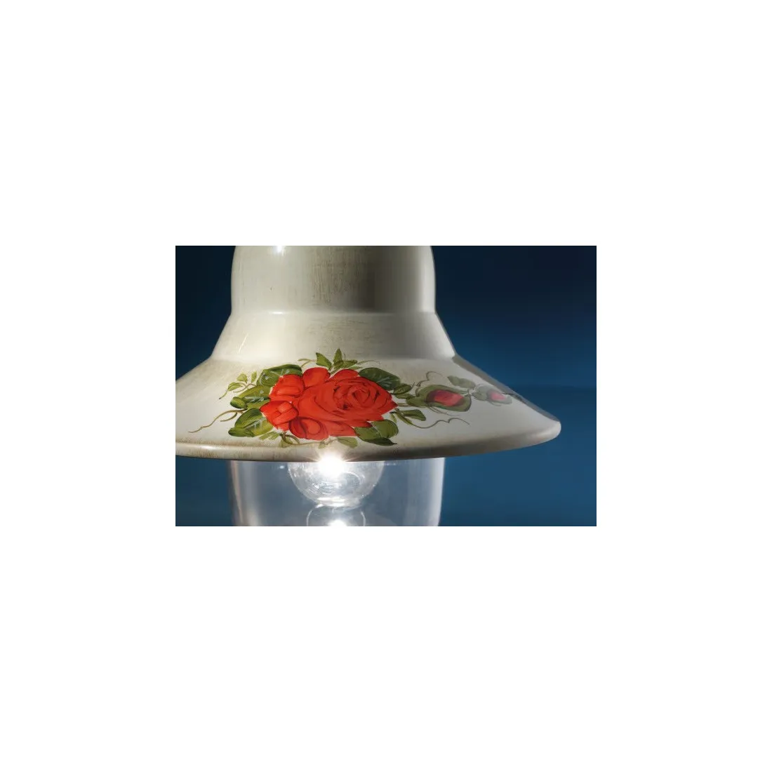 Lampioncino palo classico Ferroluce IMPERIA A202 TE E27 LED alluminio lampada terra