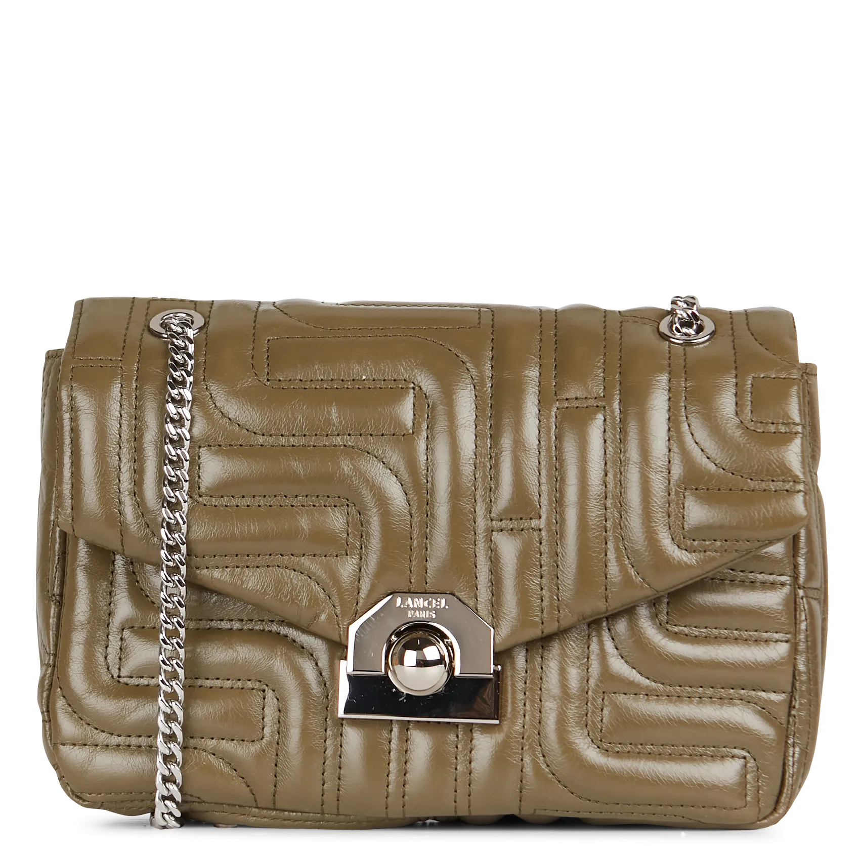  LANCEL   MIDI-MINUIT - Borsa a tracolla in pelle trapuntata | Kaki