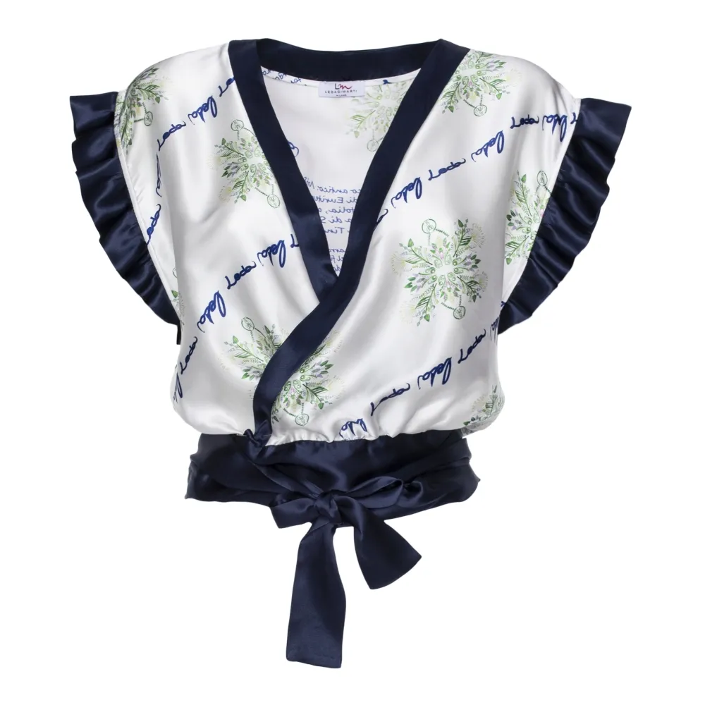 Leda Di Marti - Rumantic Top - Love a Dream - Haute Couture Made in Italy - Top di Alta Qualità Luxury