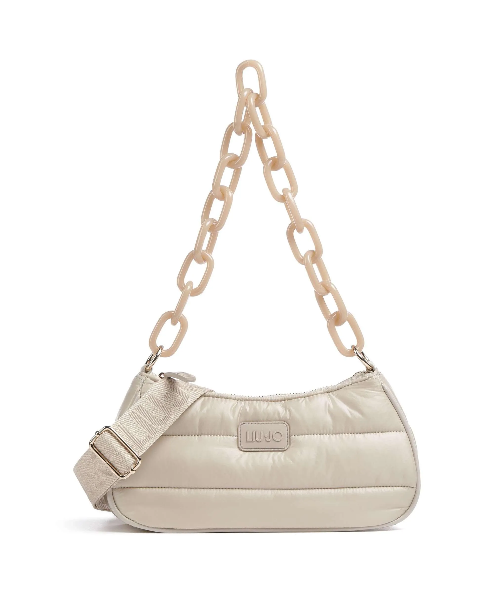  Liu Jo Tracolla Borsa a spalla nylon beige  
