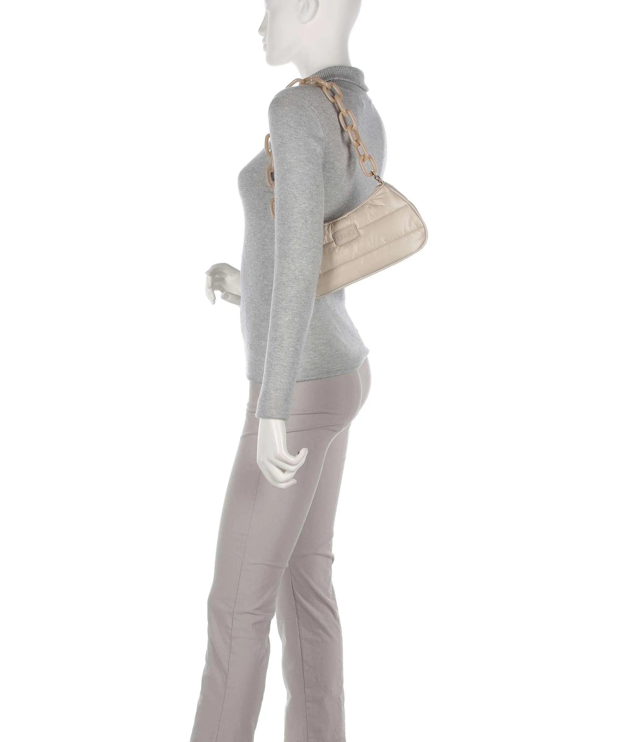  Liu Jo Tracolla Borsa a spalla nylon beige  