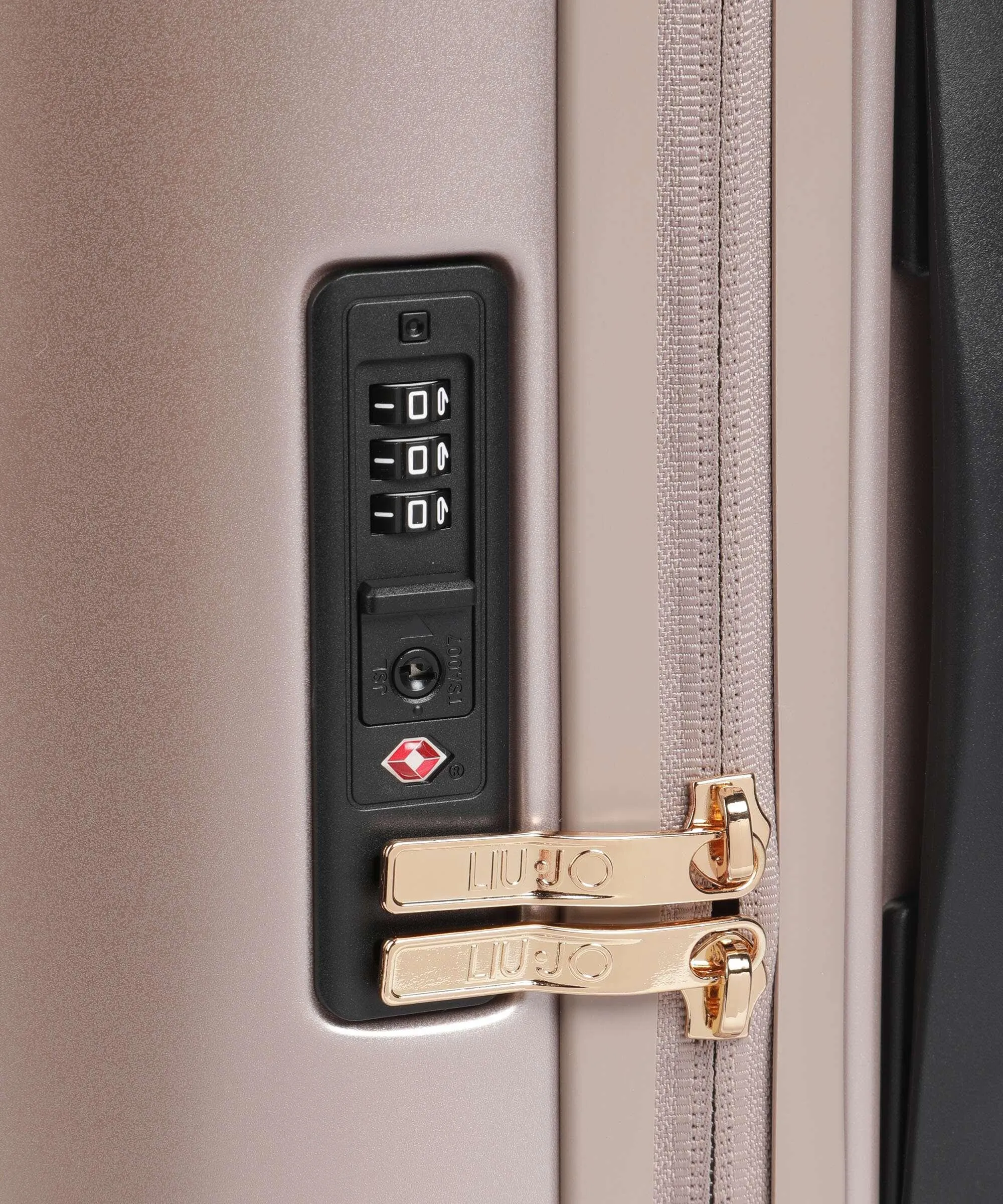  Liu Jo Travel Valigia trolley (4 ruote) rosa antico 55 cm  