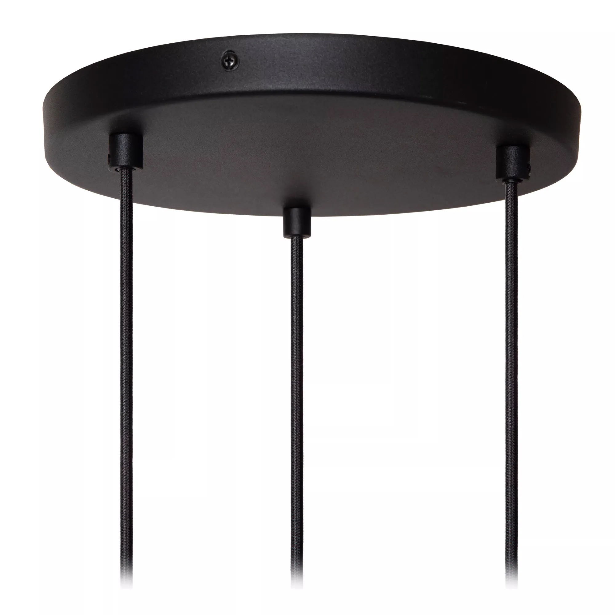 Lucide  Lampada a sospensione in metallo dal design moderno con 3 diffusori in tessuto Maya - 40W