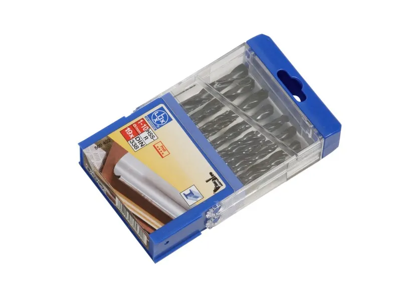 LUX set punte per metallo 1 mm - 10 mm 19 pz
