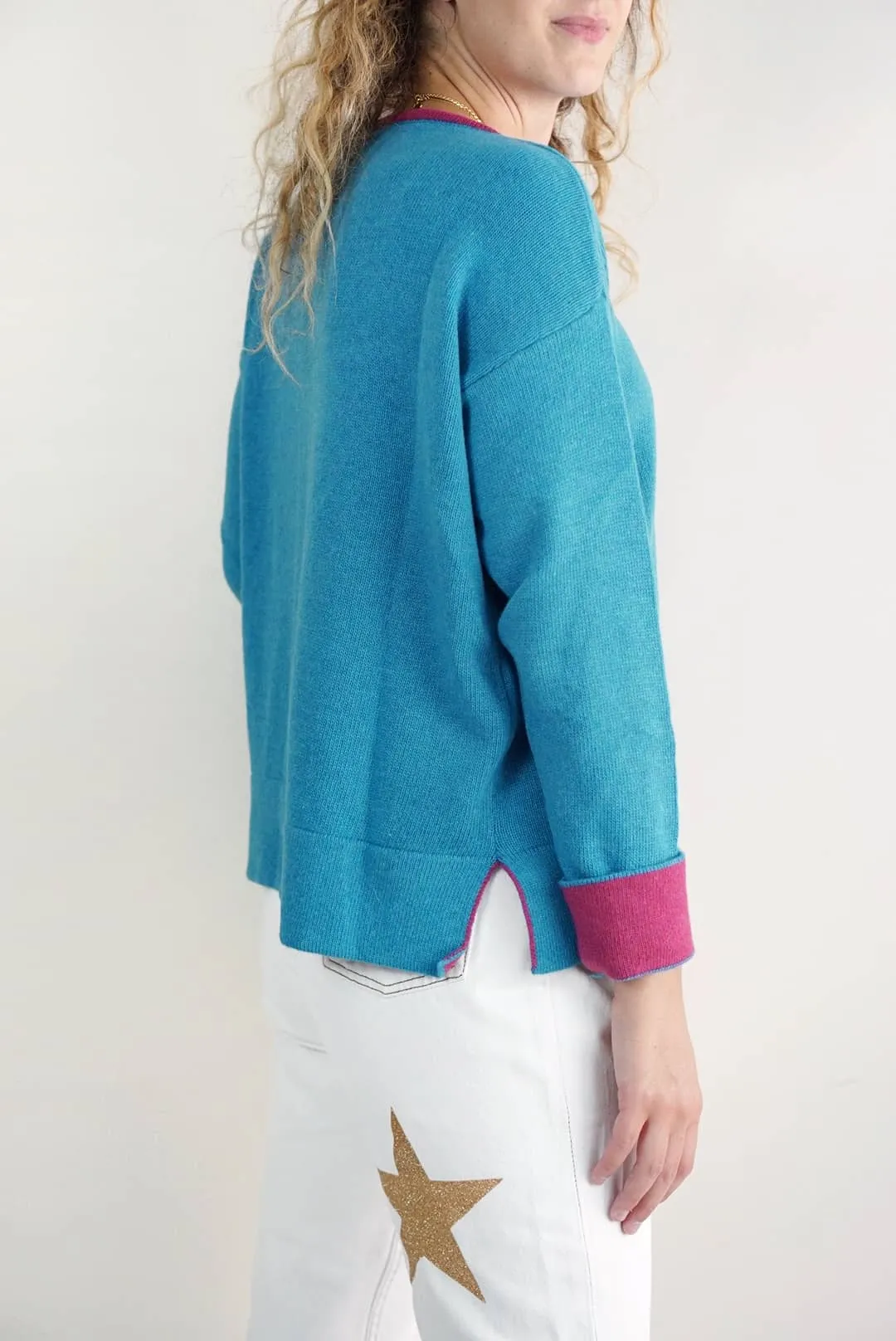 Maglioncini over profili a contrasto | Cashmere Blend